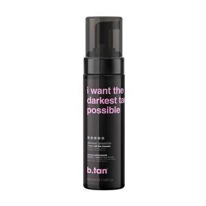 b.tan i want the darkest tan possible 1 hour self tanner NWT vegan PETA approved